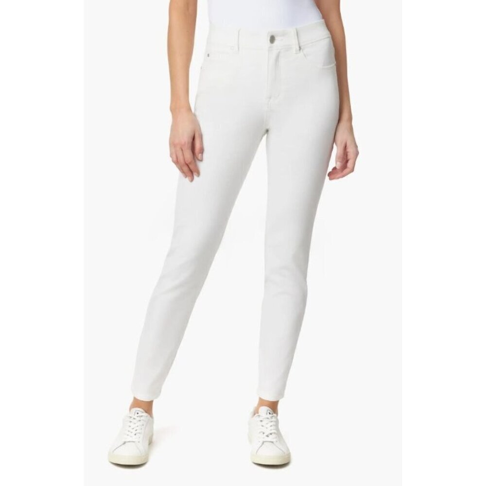 Curve Appeal White Minimalist Stretch Denim Jeggings 10